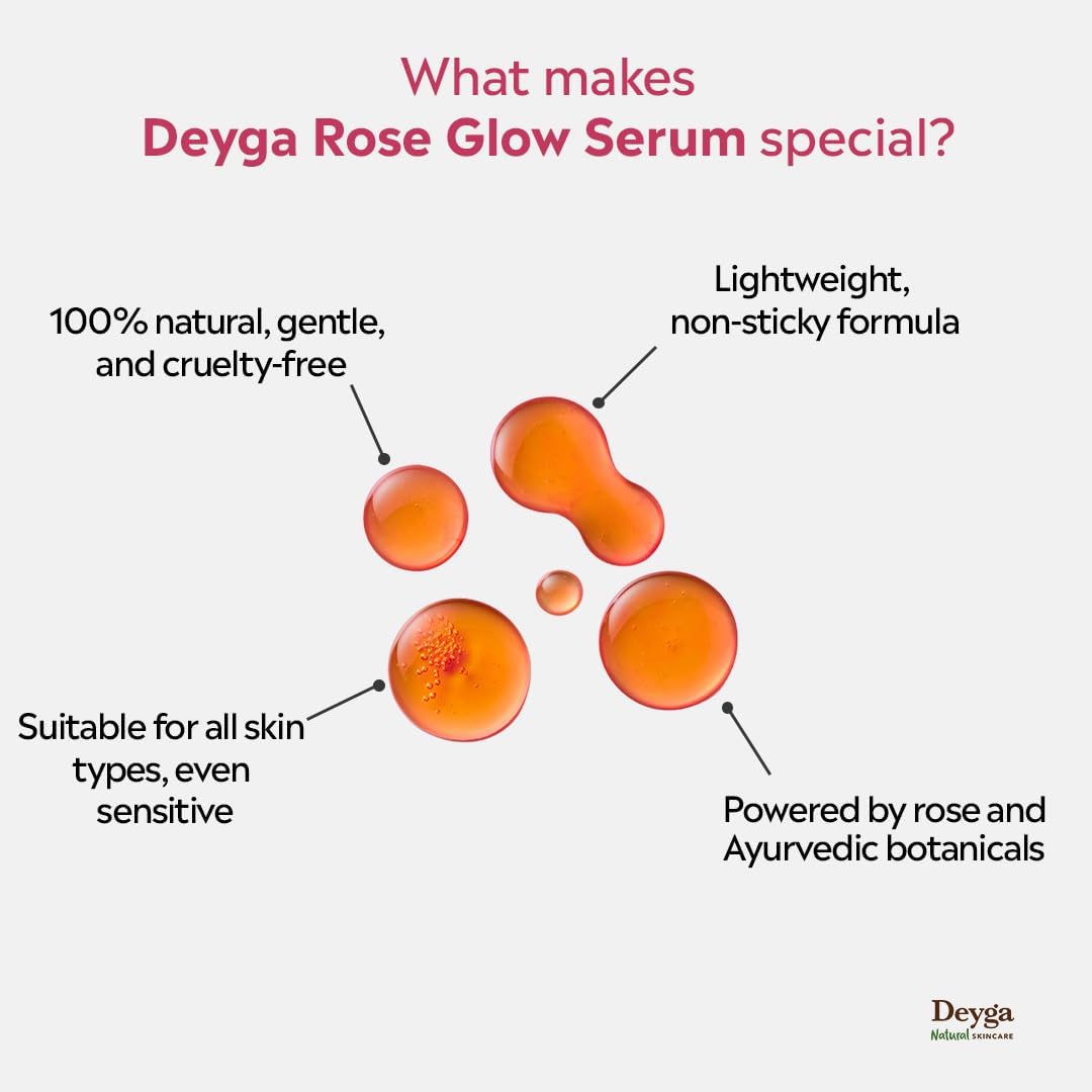 Deyga Rose Glow Serum | Bosst Shine 30 ml