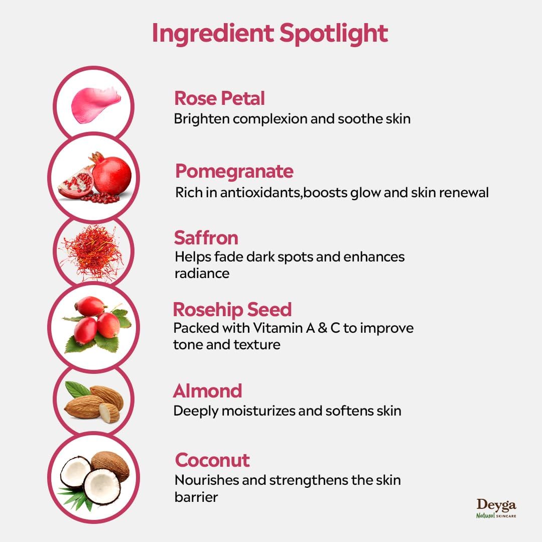 Deyga Rose Glow Serum | Bosst Shine 30 ml