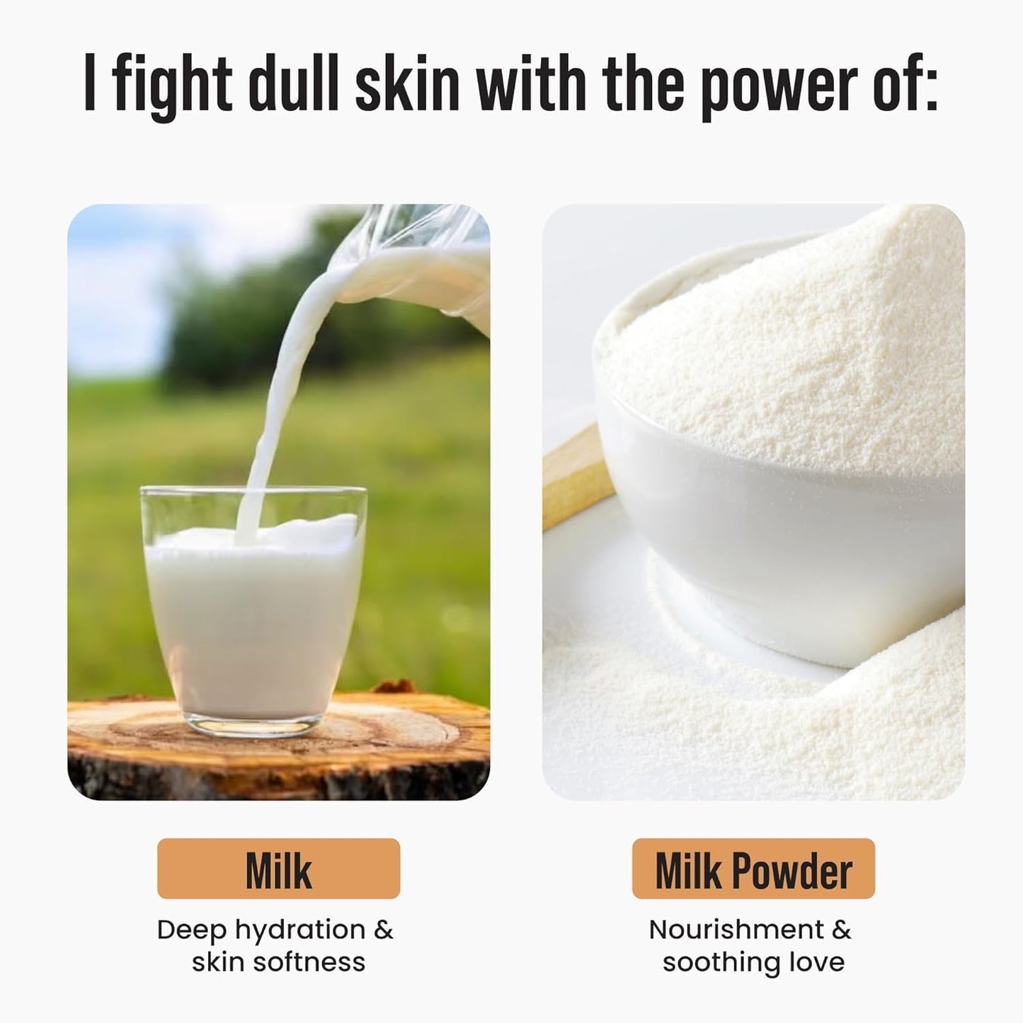 Ghar Soaps Milk Protein Soap Bar, Natural Nourishing Formula for All Skin Types, Hydrating & Moisturizing with Milk Powder, Paraben & SLS Free, 100g