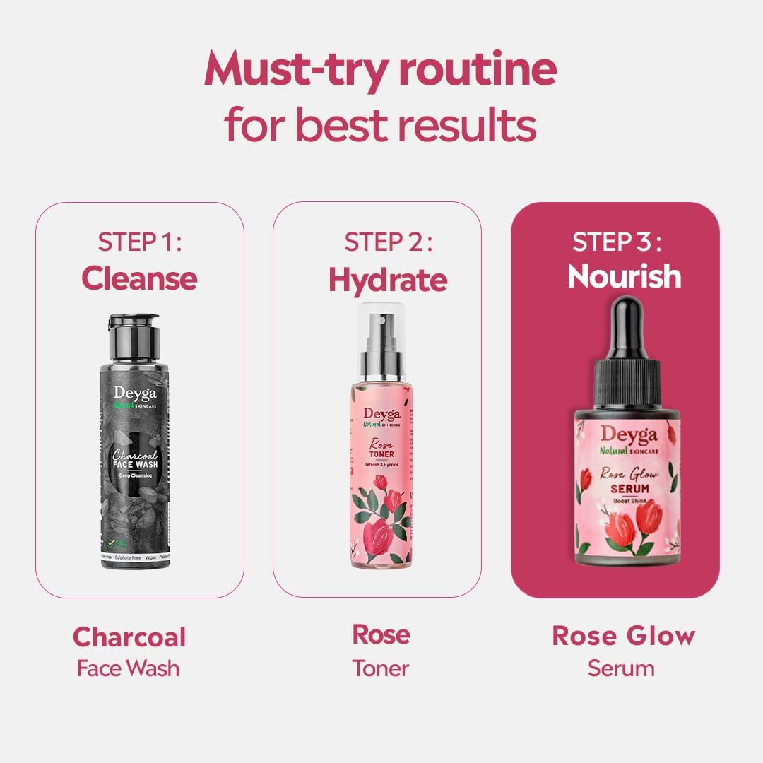 Deyga Rose Glow Serum | Bosst Shine 30 ml