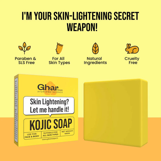 Ghar Kojic Acid 2 % Soap with Niacinamide